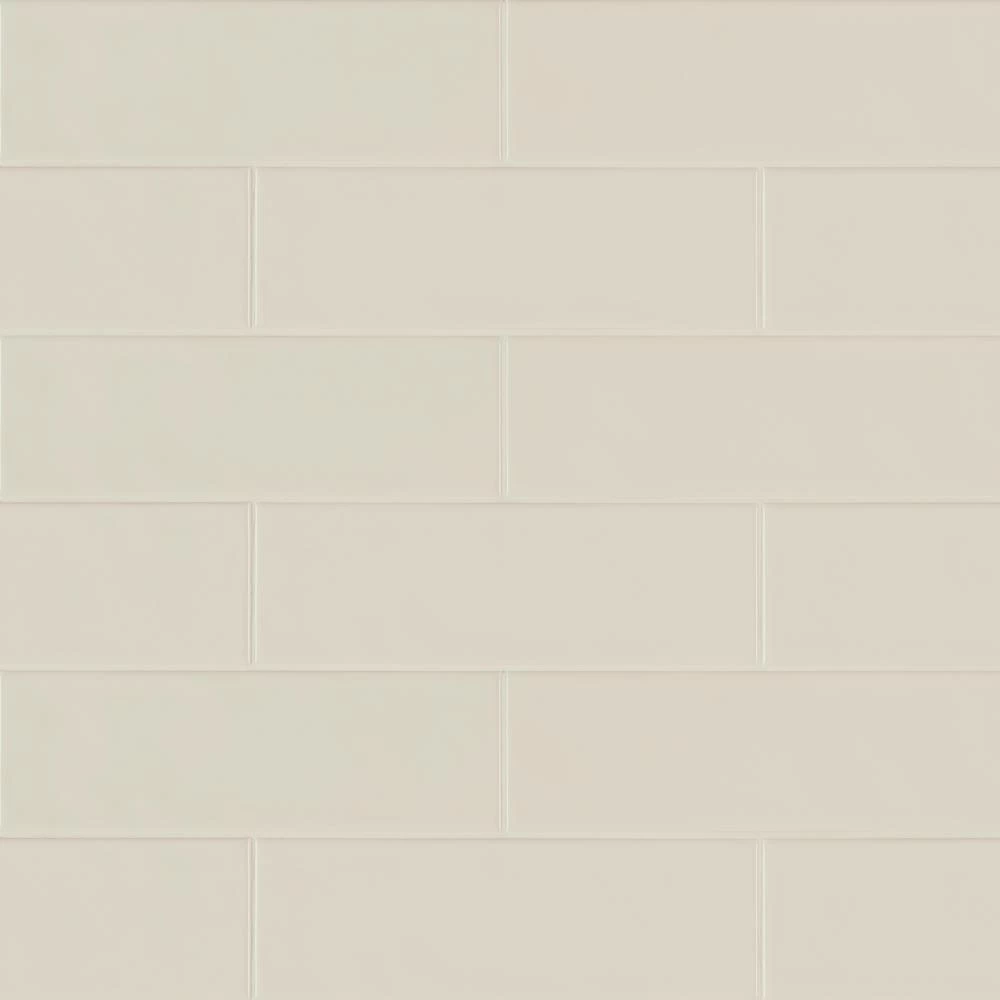 MSI Citylights Pure 3D Mix 12 In. X 4 In. Glossy Ceramic White Textured Subway Tile (9.9 Sq. Ft. / Case) 17 MSI Citylights Pure 3D Mix 12 In. X 4 In. Glossy Ceramic White Textured Subway Tile (9.9 Sq. Ft. / Case) - Image 15