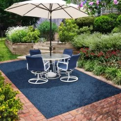 Indoor/Outdoor Carpet With Rubber Marine Backing - Blue 6' X 10' - Several Sizes Available - Carpet Flooring For Patio, Porch, Deck, Boat, Basement Or Garage -Flooring Specialty Store fe158509 dcf5 45de 8aac 4f47e35981f7 1.5216e12e3adf4f0468b5966abce0db98 1800x1800