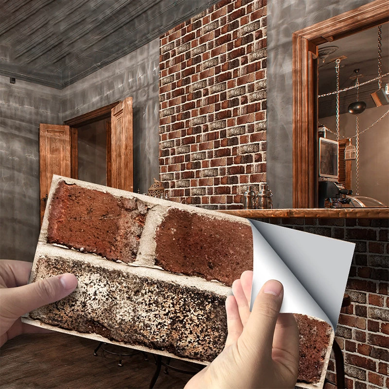 Peel & Stick Brick Kitchen Backsplash Self-Adhesive Wall Tile Stone Design 3 Peel & Stick Brick Kitchen Backsplash Self-Adhesive Wall Tile Stone Design